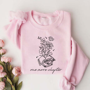 One More Chapter Floral Book Sweatshirt