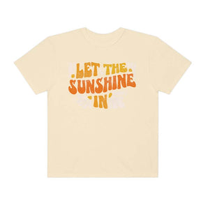 Let The Sunshine In Retro Flower T-Shirt