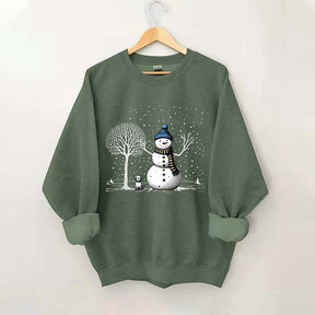 Christmas Snowman Dog Sweatshirt