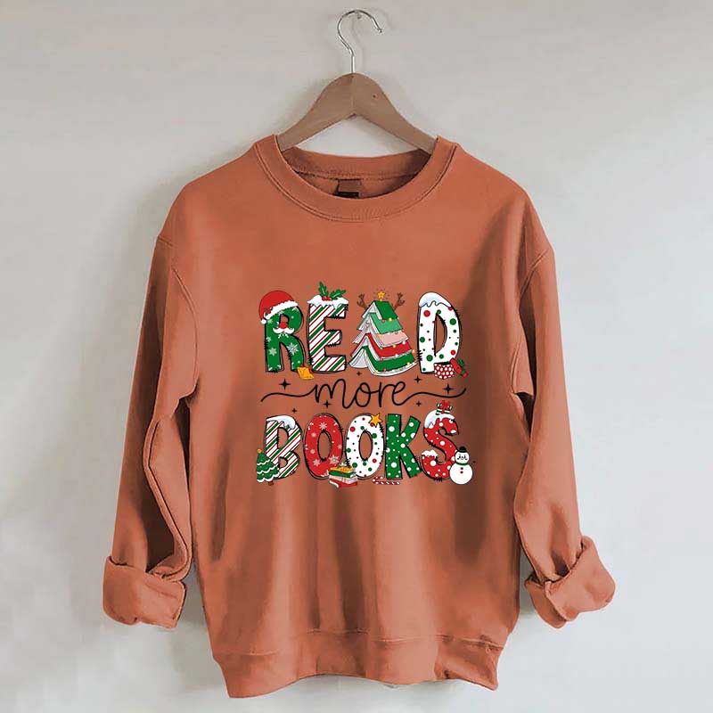 Christmas Reading Book Sweatshirt