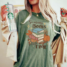 Book Reader Fall Booktrovert T-Shirt