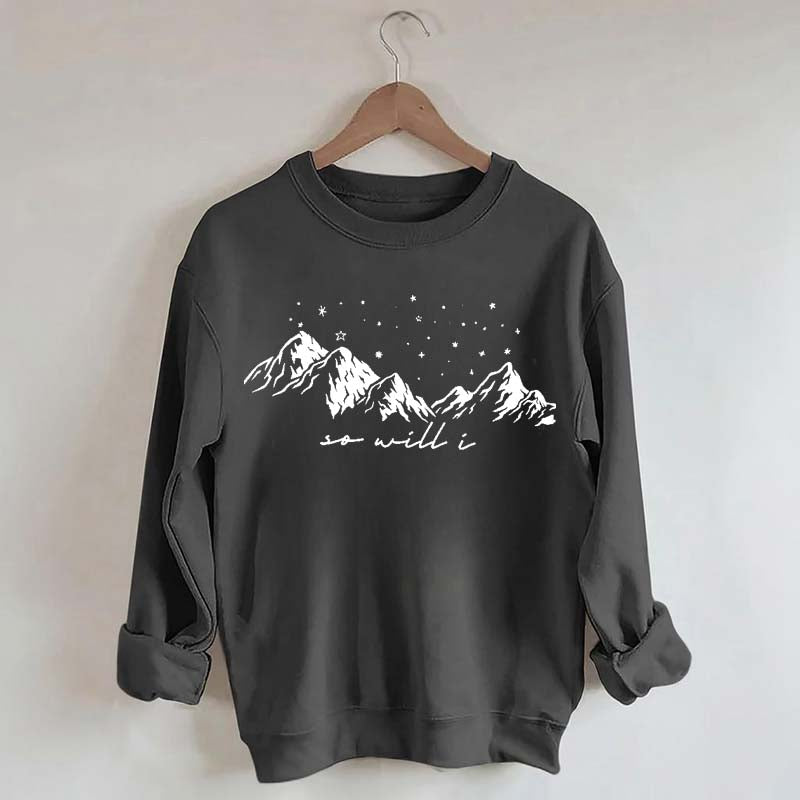 If The Stars Were Made To Worship So Will I Christian Sweatshirt