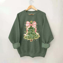 Watercolor Christmas Tree Sweatshirt