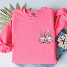 Bookish Floral Booktroverts Sweatshirt