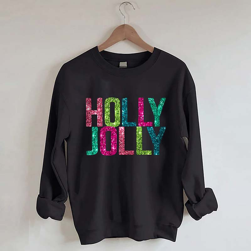 Holly Jolly Printed Sweatshirt