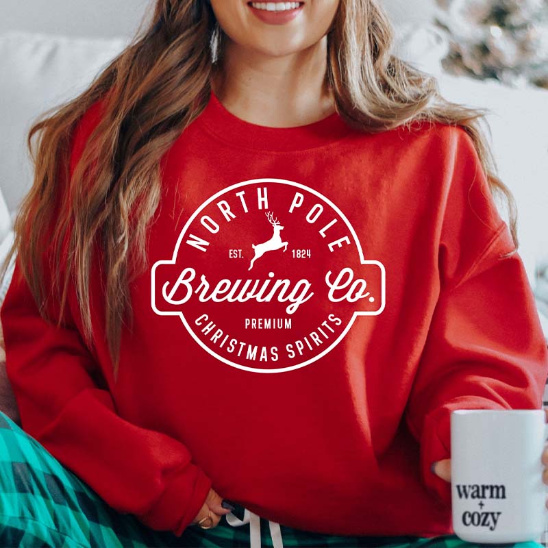 Brewing Co North Pole Christmas Sweatshirt