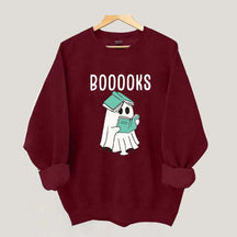 Booooks Halloween Reading Sweatshirt