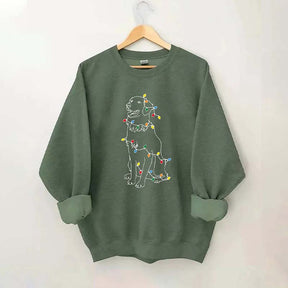 Cute Golden Retriever Christmas Sweatshirt