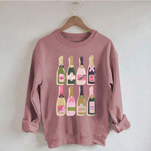 Champagne Bottles Lovers Sweatshirt