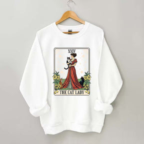 Cat Lady Tarot Card Sweatshirt