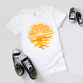 Orange Fruit Farmers Gardening T-Shirt