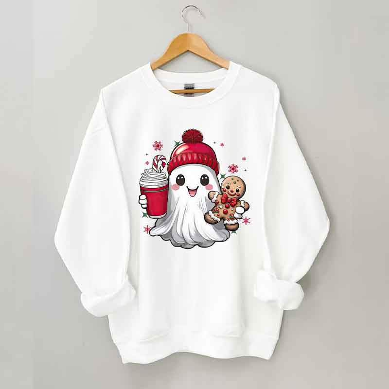 Cute Christmas Ghost Sweatshirt