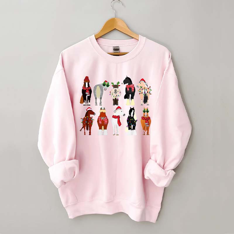 Horse Lover Christmas Sweatshirt