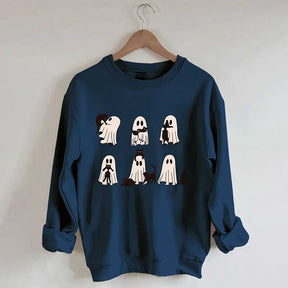 Ghost Black Cat Sweatshirt