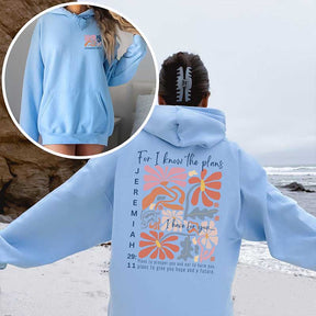 For I Know The Plants Wildflower Hoodie