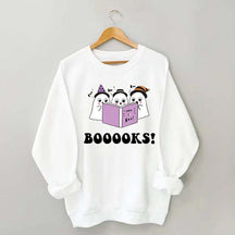 Booooks Color Halloween Sweatshirt