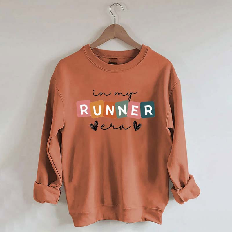 In My Runner Era Funny Marathon Sweatshirt