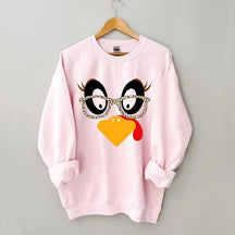 Cute Turkey Fall Thanksgiving Sweatshirt