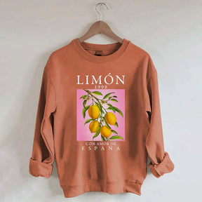 Limon Con Amor De Espana Sweatshirt