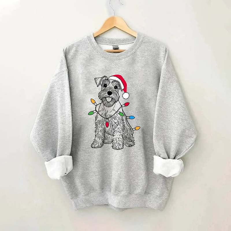 Miniature Schnauzer Christmas Sweatshirt