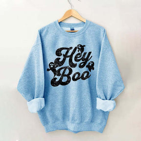 Hey Boo Halloween Sweatshirt