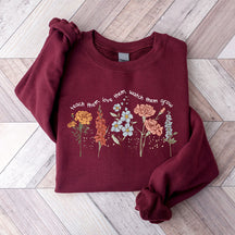 Cute Floral Teacher Sweatshirt