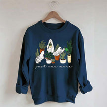 Ghost Just One More Plant Lady Sweatshirt