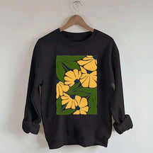 Flower Market Colorful Abstract Botanical Sweatshirt