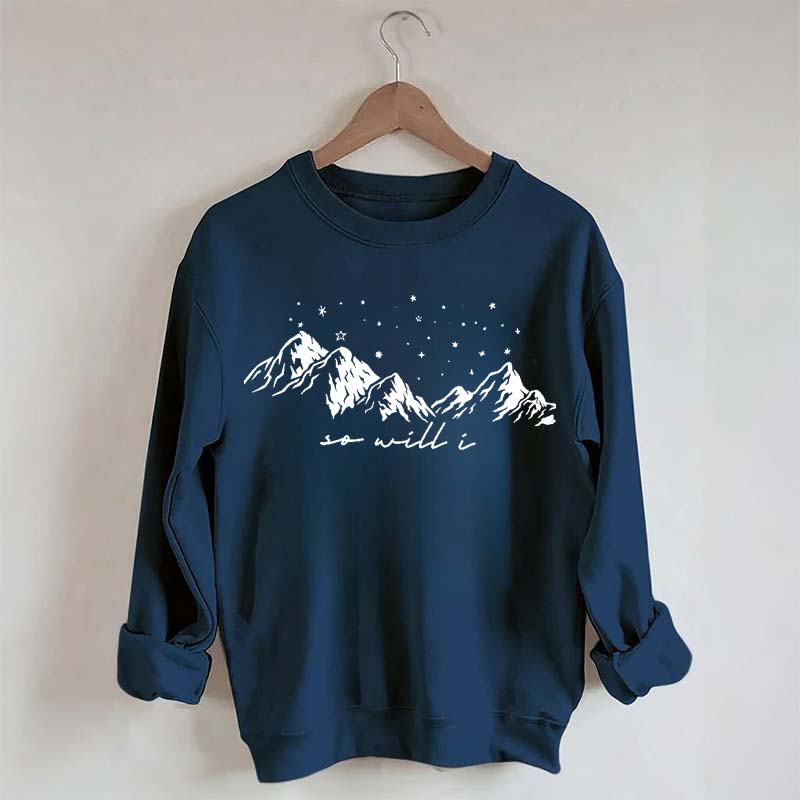 If The Stars Were Made To Worship So Will I Christian Sweatshirt