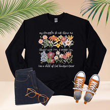 I'm a Child Of God Floral Faith Sweatshirt