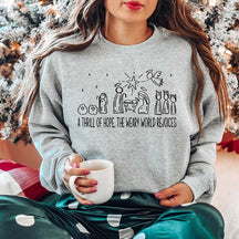 Christian True Story Nativity Sweatshirt