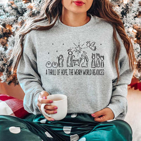 Christian True Story Nativity Sweatshirt