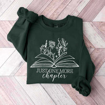 Just One More Chapter Rose Floral Sweatshirt