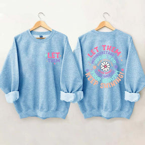 Let Them Women Sunflower Sweatshirt