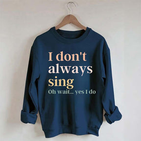 Funny Music Lover Singing Karaoke Sweatshirt