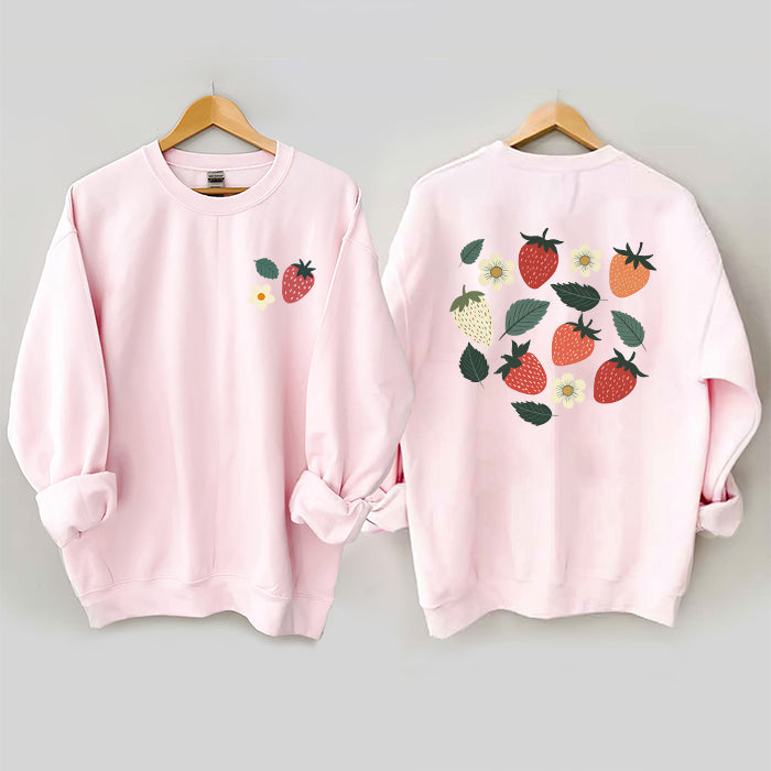 Strawberry Fruit Market Aesthetic Sweatshirt