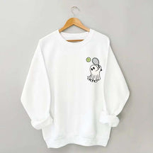 Tennis Ghost Halloween Sweatshirt