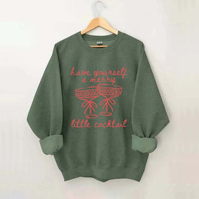 Christmas Cocktail Sweatshirt