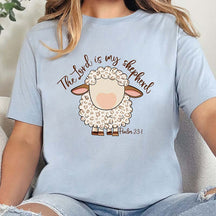 The Lord is My Shepherd Religious Sheep T-Shirt