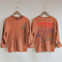 Vintage Inspired Apres Ski Social Club Sweatshirt