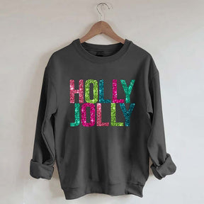 Holly Jolly Printed Sweatshirt