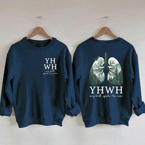 YHWH Lungs Christian Sweatshirt