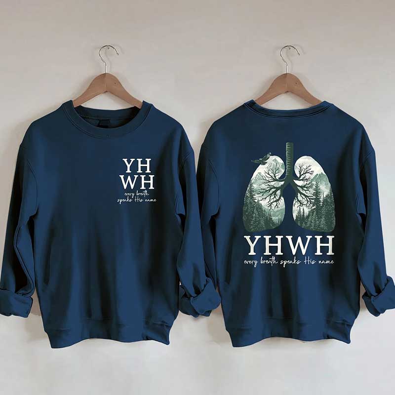 YHWH Lungs Christian Sweatshirt