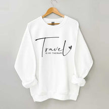 Travel Is My Therapy Sweatshirt