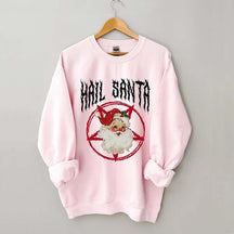 Hail Santa Goth Christmas Sweatshirt