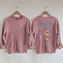 Retro Apres Ski Cute Adventure Sweatshirt