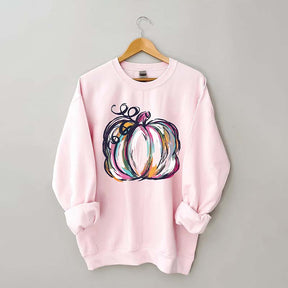 Watercolor Pumpkin Sweatshirt