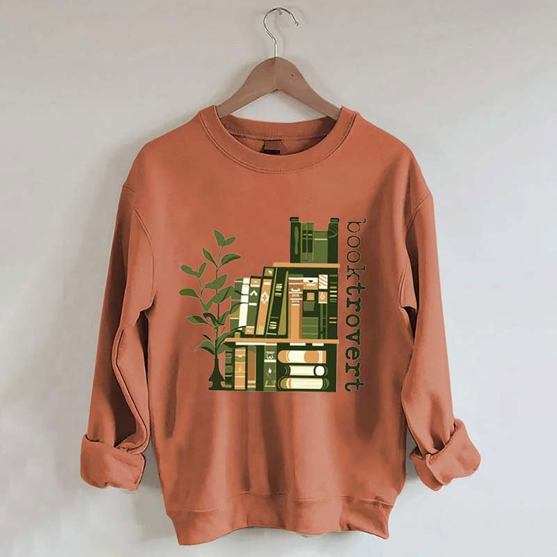 Trendy Booktrovert Cool Readers Sweatshirt