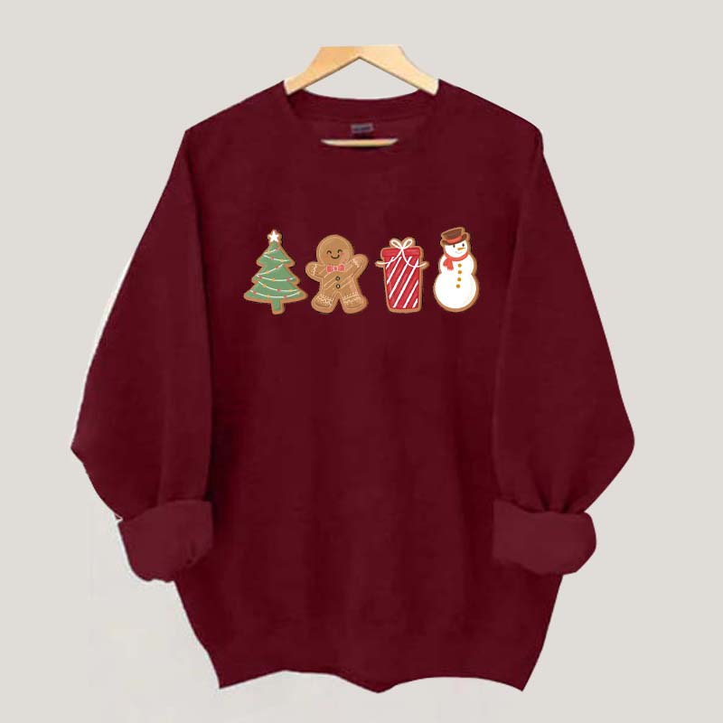 Cute Gingerbread Christmas Cookies Sweatshirt