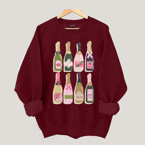 Champagne Bottles Lovers Sweatshirt